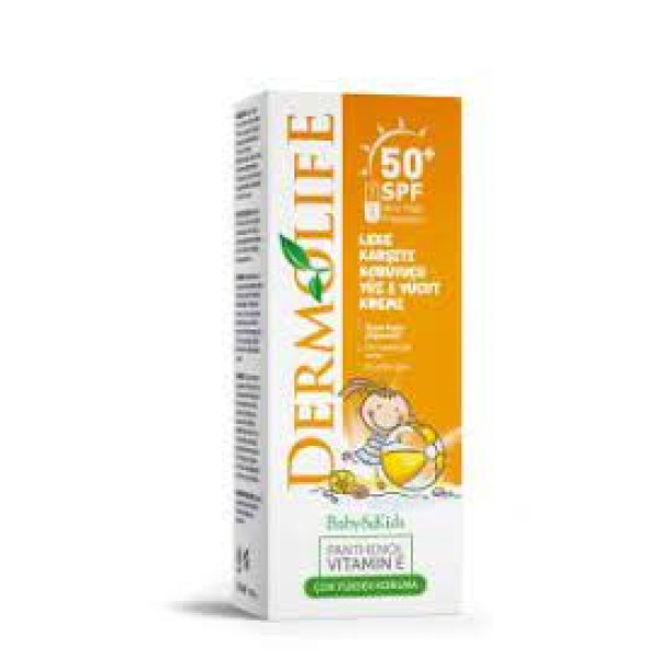 DERMOLIFE GÜNEŞ KREMİ ÇOCUK 50SPF 100ML.