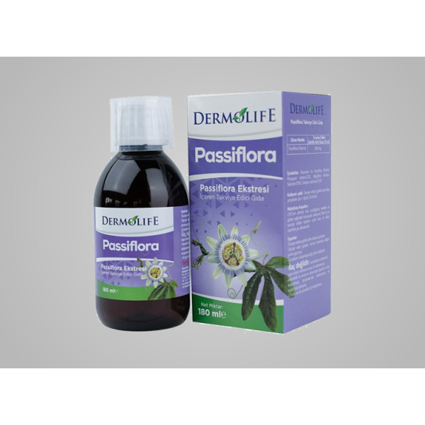 DERMOLIFE PASSIFLORA TAKVİYE ŞURUP 180 ML