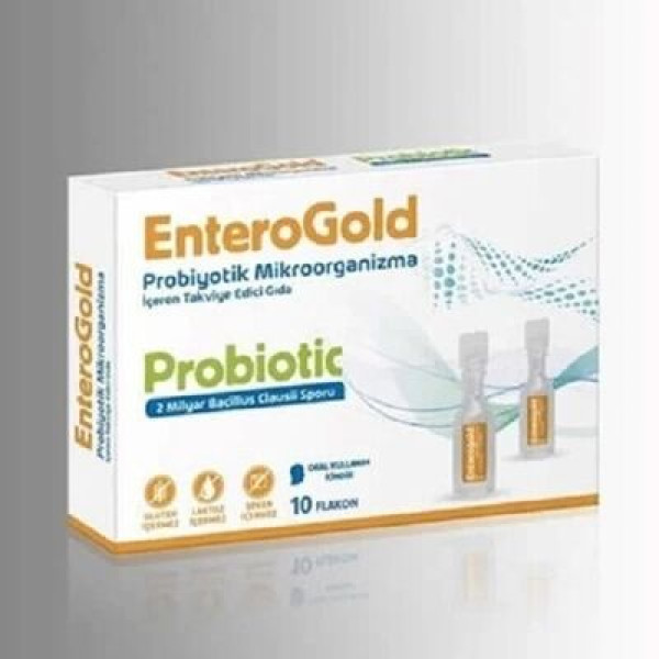 ENTEROGOLD YETİŞKİN PROBİYOTİK 10 LU FLAKON