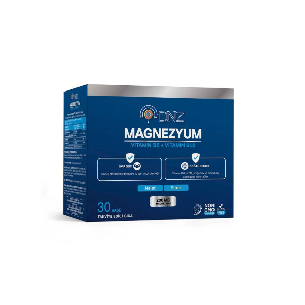 MAGNEZYUM ŞASE 30 LU 200 MG