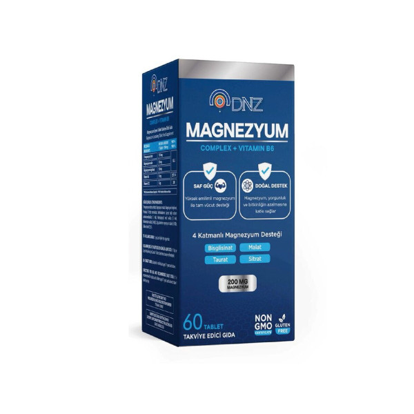 MAGNZEYUM TABLET 60 LI 200 MG