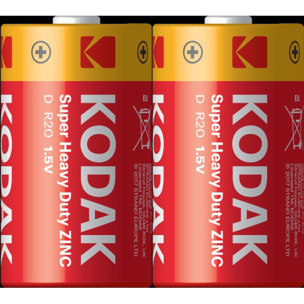 KODAK ÇİNKO KDHZ-S2 BÜYÜK PİL-D 2 Lİ SHRINK