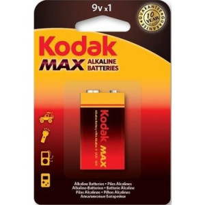 KODAK MAX ALKALINE K9V-1 9 VOLT