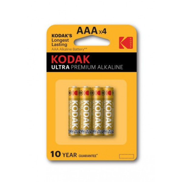 KODAK ULTRA PREMIUM 4 LÜ İNCE PİL-AAA