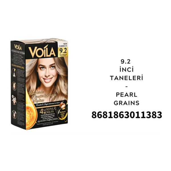 VOİLA SAÇ BOYASI 9,2 İNCİ TANELERİ