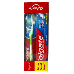 COLGATE DİŞ MACUNU ÇÜRÜKLERE KARŞI+DİŞ.FIRÇASI