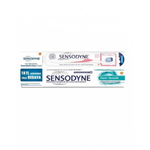 SENSODYNE DERİN TEMİZLİK 75 ML+FIRÇA HEDİYELİ
