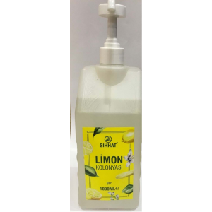 SIHHAT LİMON KOLONYA 1 LT POMPALI