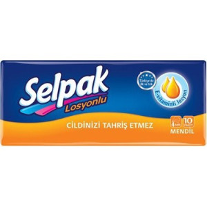 SELPAK MENDİL LOSYONLU (PKT-10'LU)