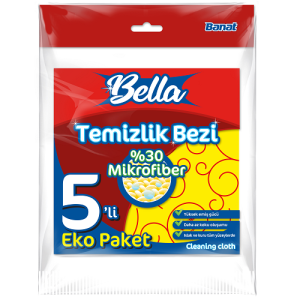 BANAT BELLA %30 MİKROFİBER BEZ 5 Lİ