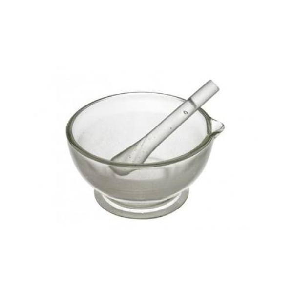 GALENİK HAVAN CAM VE ELİ 120 MM