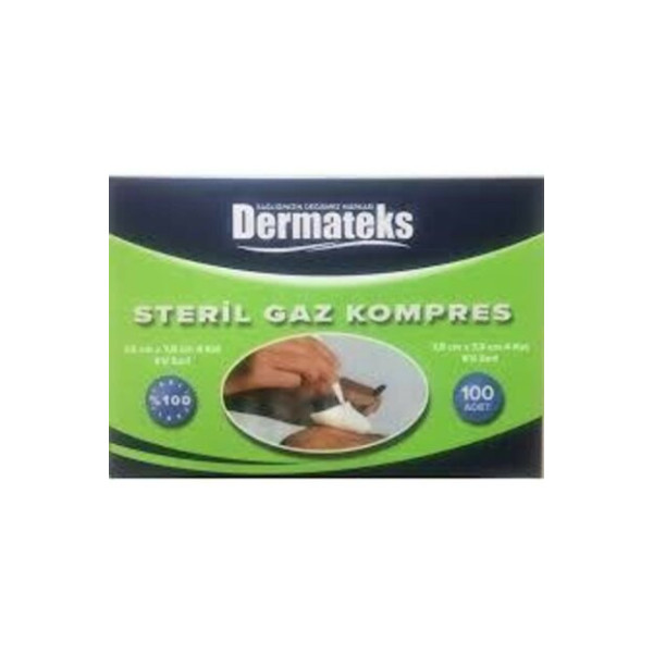 DERMATEKS GAZ KOMPRESİ 100'LÜ