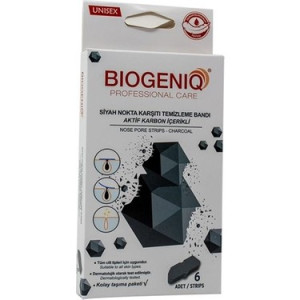 BIOGENIQ SİYAH NOKTA BURUN BANDI 6 LI
