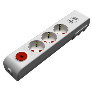 MUTLUSAN RI-TECH USB ŞOK KOR.ÜÇLÜ PRİZ 2 MT