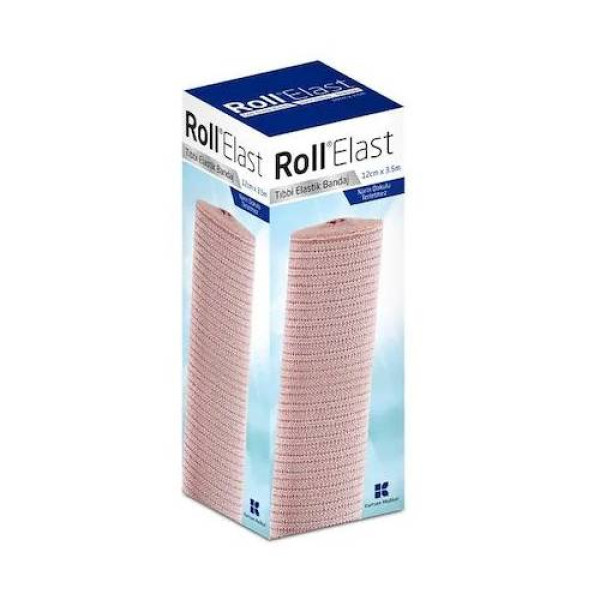 ROLL ELASTİK BANDAJ TEN RENGİ 12X3,5M