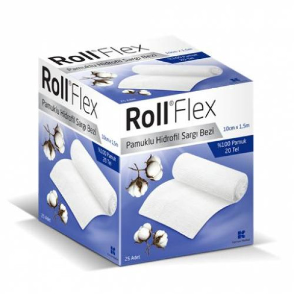 ROLL FLEX HİDROFİL SARGI BEZ 10X1,5