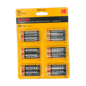 KODAK ALKALİN 12'Lİ KALEM PİL