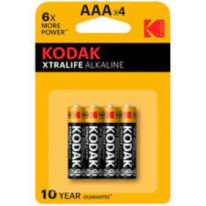 KODAK ALKALİN XTRALIFE İNCE PİL -AA 4 LÜ