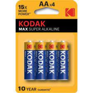 KODAK ALKALİN MAX KALEM PİL-AA 4 LÜ