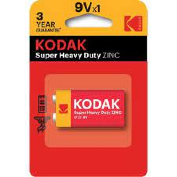 KODAK ÇİNKO BLİSTERLİ KARBON 9 VOLT PİL TEK Lİ