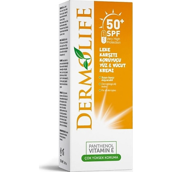 DERMOLIFE GÜNEŞ KREMİ SPF50 100 ML