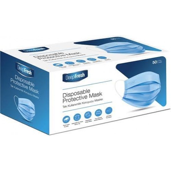 DEEP FRESH ULTRASONIK MASKE 50'LI
