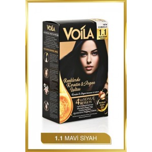 VOILA 2'LI SAÇ BOYASI 1,1 MAVI SIYAH 