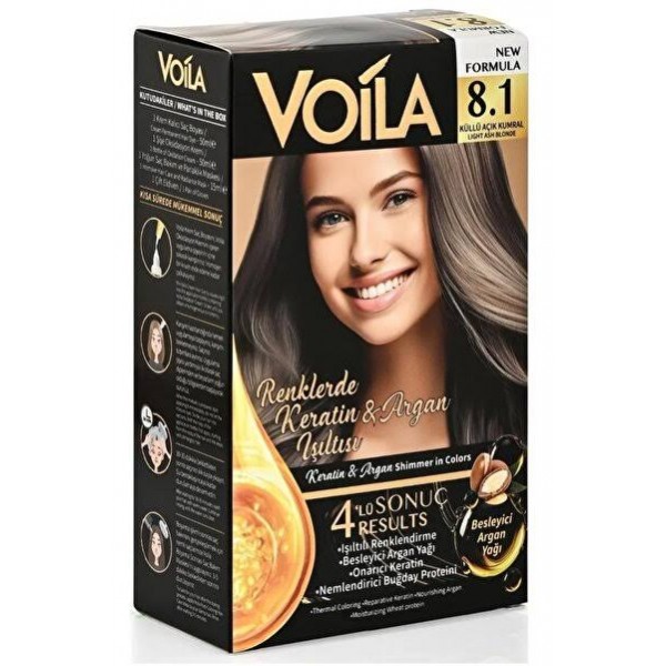 VOILA 2'LI SAÇ BOYASI 8,1 KÜLLÜ AÇIK KUMRAL