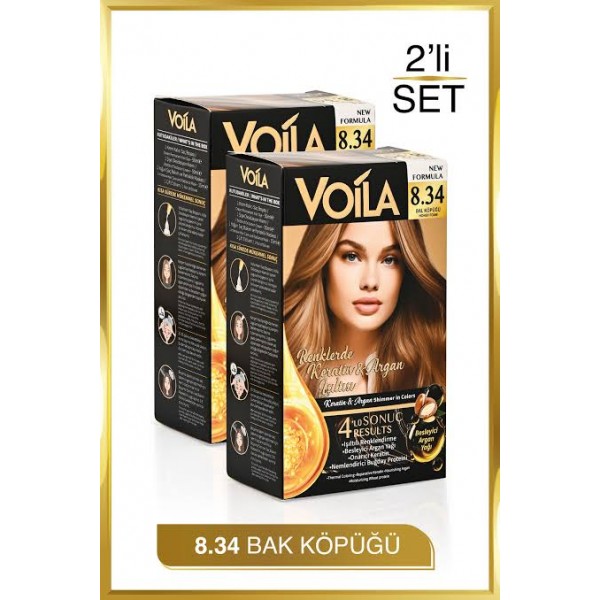 VOILA 2'LI SAÇ BOYASI 8,34 BAL KÖPÜGÜ