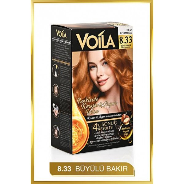 VOILA 2'LI SAÇ BOYASI 8,33 BÜYÜLÜ BAKIR